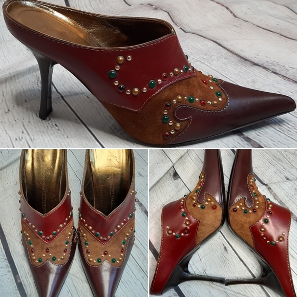 Giuseppe Zanotti Shoes - RARE Giuseppe Zanotti embellished mules size 6.5